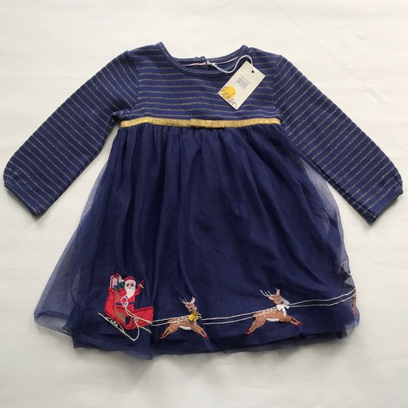 mini boden reindeer dress Boden Girls Boden Reindeer Dress Mini Boden Reindeer Dress (size 12-18m)